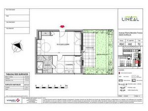 Location Appartement 2 pièces à Avrillé (49240) : à louer 2 pièces / 44m² Avrillé