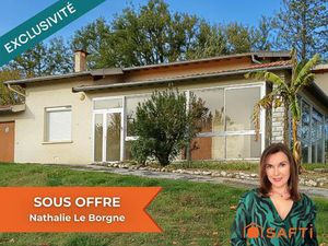 Maison de plain pied sur terrain 4200 m²