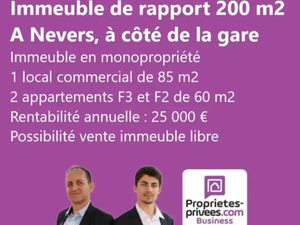 NEVERS CENTRE - IMMEUBLE DE RAPPORT 200 M2