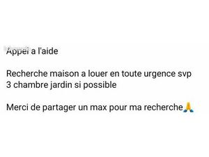 Recherche logement urgent