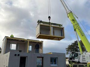 Terrain avec maison neuve à vendre