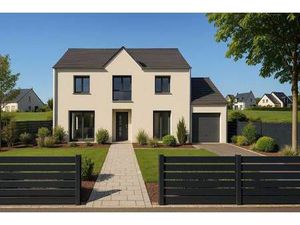 Terrain avec maison neuve à vendre