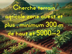 Cherche terrain agricole