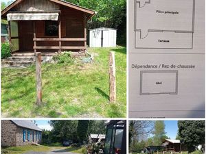 Petit chalet 15 qm sur terrain privatif 134 qm