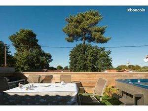Appartement T4 – Terrasse & Jacuzzi – 3 chambres – Andernos-les-Bains (proximité Cap Ferre