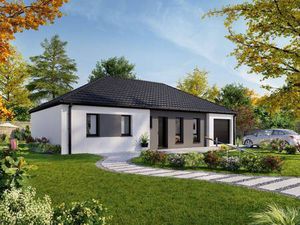 Terrain avec maison neuve à vendre