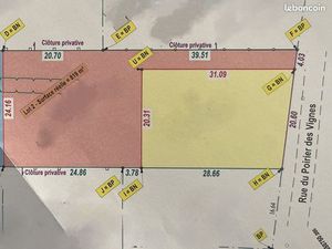 Terrain à vendre à Chargé situé à coté d'Amboise