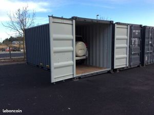 Container box garage