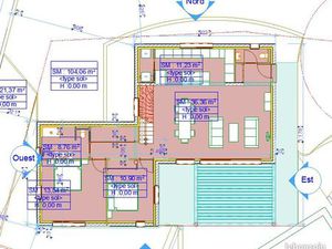 Terrain constructible avec villa 150m²
