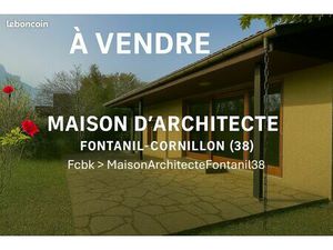 Maison d’architecte à vendre  Bien rare à Fontanil-Cornillon