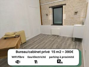 Bureau 15 m² à PARTAGER – Centre professionnel avec salle d’attente & cuisine