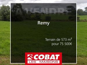 Terrain 573 m² Remy