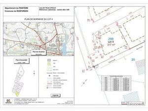 Terrain 320 m² Rosporden