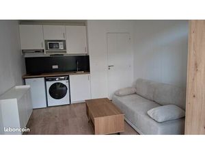 A louer studio neuf et meuble avec petit jardin