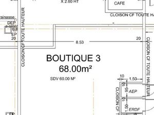 Local commercial dans galerie marchande