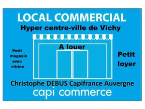 Local commercial  magasin à louer – Hypercentre Vichy VICHY (03)