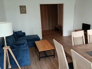 T3 meublé 73 m² + garage  cave et jardin