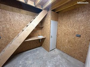 Local remise box 78■Local troglodyte tout neuf  10+10m2 +5 m2  eau  edf  fibre  wc  boîte 