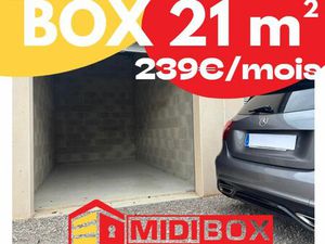 BOX DE STOCKAGE A LOUER - 21 m² - Offre d'HIVER