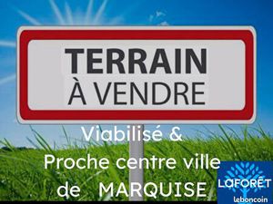 Terrain 386 m² MARQUISE