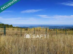 Terrain 1289m² non constructible Clôturé / Forage