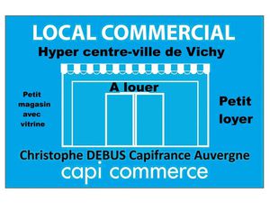 Location locaux professionnels 30 m² à Vichy (03200)  610 €