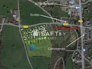 Terrain constructible viabilisé à vendre