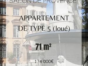 Vente appartement 5 pièces 70.9 m² à Salon-de-Provence (13300)  174 000 €