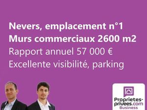 NEVERS  EMPLACEMENT N°1 - MURS COMMERCIAUX 2600 M2