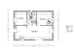 Terrain Montrevault Sur Evre d'environ1239 m2