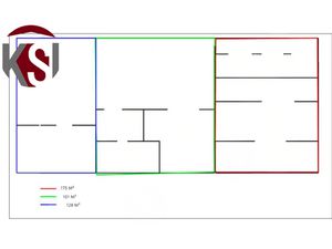 ENTREPOT DE 405 m2 AVEC TERRAIN ET MAISON T3