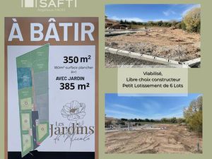 Terrain à bâtir 350m² viabilisé + terrain agricole