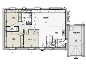 Vente maison neuve 4 pièces 85 m² à Viriville (38980)  287 780 €