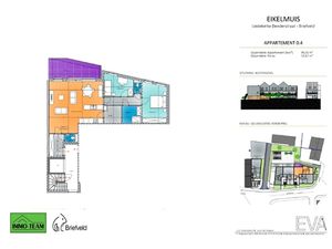 Appartement te koop in Liedekerke met 2 slaapkamers