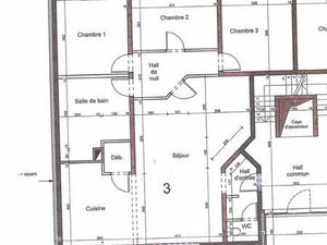 Appartement 3 chambres à proximité du centre ville