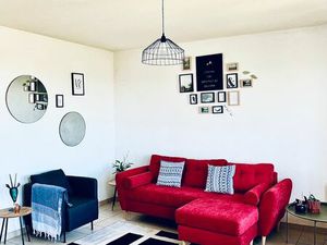 Charmant grand T3 meublé tout confort  vue imprenable  calme  centre-ville