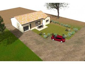 Terrain avec maison neuve à vendre