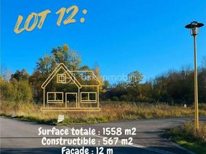 Terrain constructible viabilisé à vendre