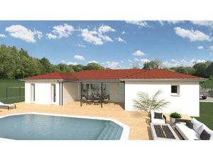 Terrain avec maison neuve à vendre