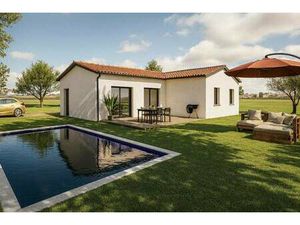 Terrain avec maison neuve à vendre