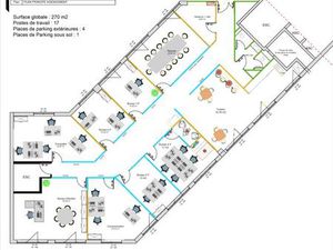 Bureaux 270m2