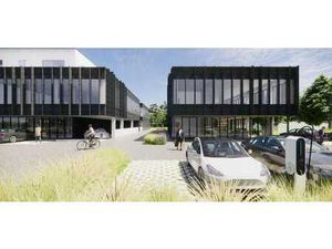 Nieuwbouw handelsruimte 1.270m² te koop in Waregem – Hèle...