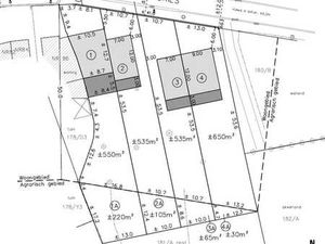 Terrain à bâtir (600 m²) pour maison semi-mitoyenne à Bevere