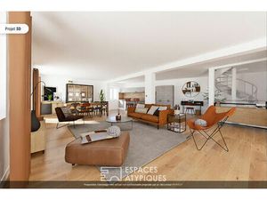 Loft avec terrasse et garage à réhabiliter