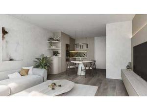 Appartement neuf d'une chambre avec plusieurs terrasses.