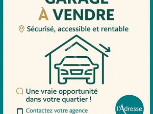 Vente parking / box  26.00m²  Marseille 13
