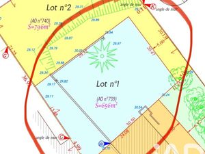 Vente Terrain à bâtir 656 m²