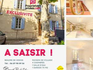 Vente maison 6 pièces 115 m² à Beaumes-de-Venise (84190)  185 000 €