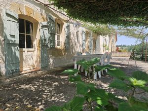 ANCIENNE MAISON EN PIERRE AVEC PLUS DE 2HA DE TERRAIN  PISCINE  MAISON D'AMIS  DEPENDANCES