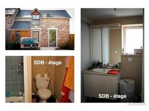 Maison T2 en pierres de Montfort à 20mn de Rennes et 2mn à pieds de la gare